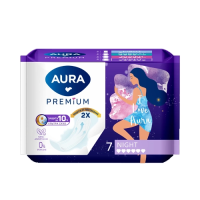 ПРОКЛАДКИ AURA PREMIUM  NIGHT 8ШТ