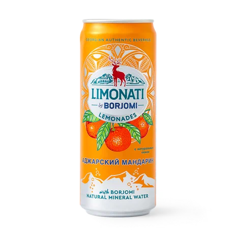 ЛИМОНАД "БОРЖОМИ" 0,33Л МАНДАРИН