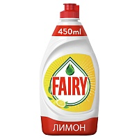 FAIRY Д/МЫТЬЯ ПОСУДЫ СОЧНЫЙ ЛИМОН 450МЛ