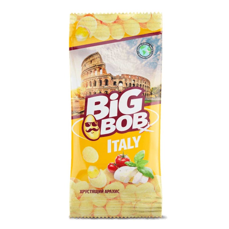 АРАХИС ХРУСТЯЩИЙ BIG BOB ВКУС СЫРА И ТРАВ 50ГР
