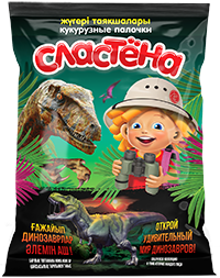 КУКУРУЗНЫЕ ПАЛОЧКИ СЛАСТЁНА МИР ДИНОЗАВРОВ 120ГР