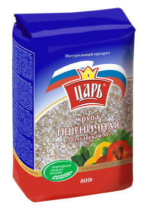КРУПА ЦАРЬ ПШЕНИЧНАЯ ПОЛТАВСКАЯ 800ГР