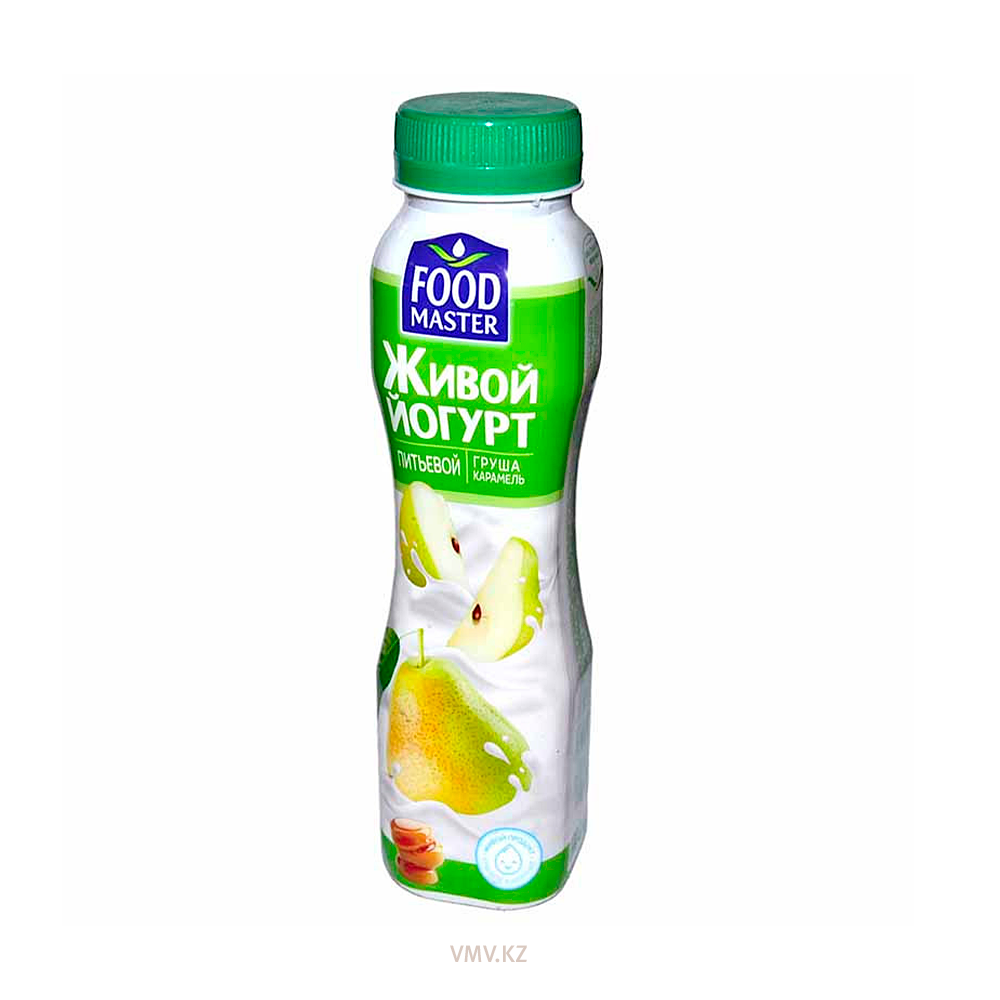 ЙОГУРТ FOODMASTER ГРУША КАРАМЕЛЬ 280ГР