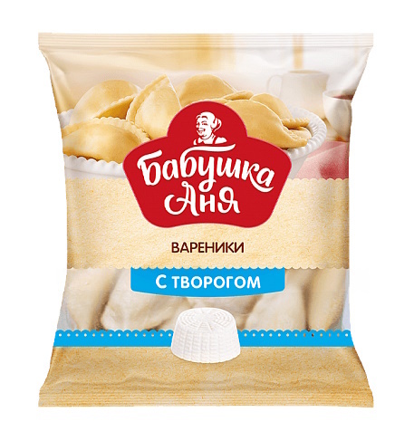 ВАРЕНИКИ С ТВОРОГОМ "БАБУШКА АНЯ" 430ГР