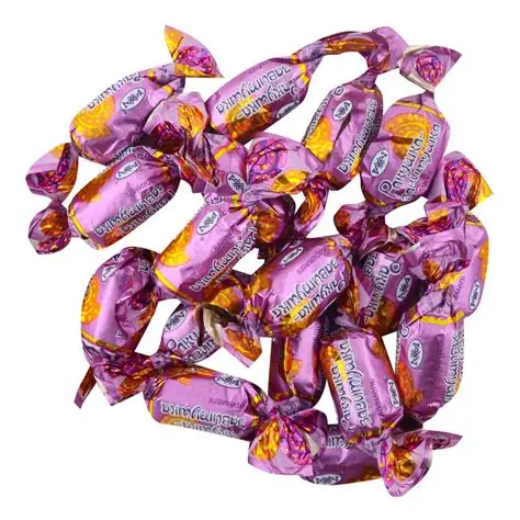 КАРАМЕЛЬ (РАХАТ) "ВИШНЯ, КЛУБН СО СЛИВ/КЛУБН/КЛЮК/МОЛОЧН/РЯБИН ЛИК " 2325