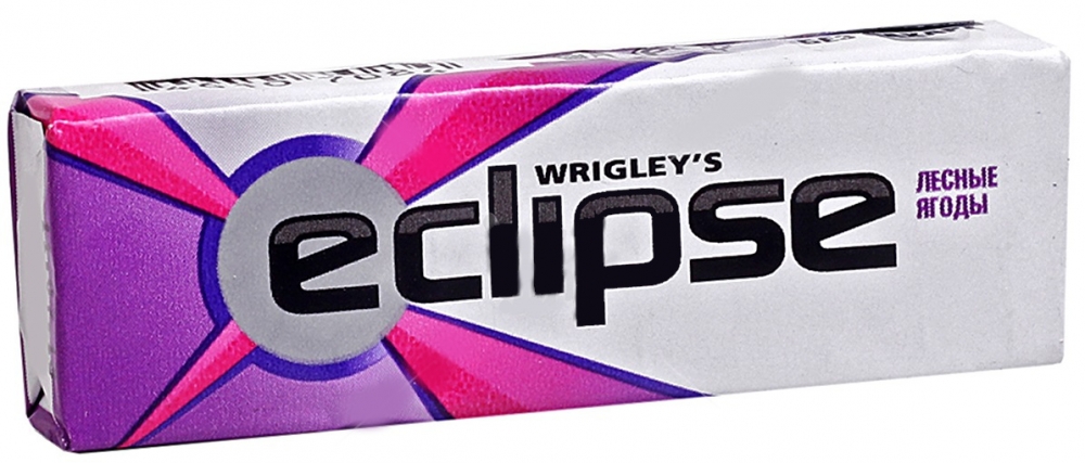 ЖЕВАТЕЛЬНЫЕ РЕЗИНКИ "ECLIPSE" ЛЕСНЫЕ ЯГОДЫ 13,6ГР