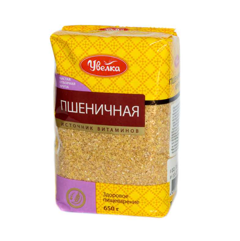 КРУПА ПШЕНИЧНАЯ "УВЕЛКА" 650ГР ОТБОРНАЯ