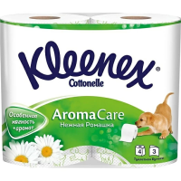 БУМАГА ТУАЛЕТНАЯ  KLEENEX COTTONELLE НЕЖНАЯ РОМАШКА 4РУЛ