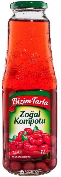 КОМПОТЫ BIZIM TARLA ИЗ КИЗИЛА 1Л