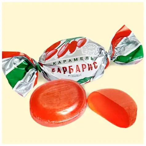 КАРАМЕЛЬ "ВЗЛЕТНАЯ/ БАРБАРИС/ ДЮШЕС/СЛИВА" PLU:2370 (РАХАТ)