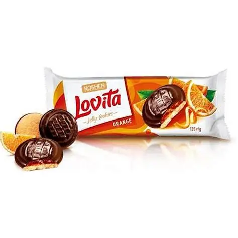 ПЕЧЕНЬЕ LOVITA ORANGE 135 ГР