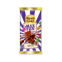 ШОК.ALPEN GOLD MAX FUN КАРАМЕЛЬ МАРМЕЛАД ПЕЧ.150ГР