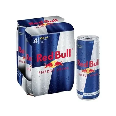 ЭНЕРГЕТИЧЕСКИЙ НАПИТОК  RED BULL ENERGY DRINK 4*250МЛ