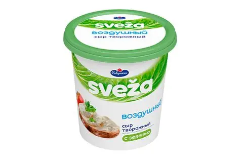 СЫР ТВОРОЖНЫЙ ВОЗДУШНЫЙ ЗЕЛЕНЬ 60% 150ГР