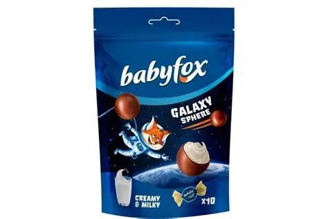 КОНФЕТЫ BABYFOX GALAXY SPHERE С МОЛОЧНОЙ НАЧИНКОЙ 130ГР