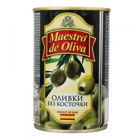 ОЛИВКИ MAESTRO ЗЕЛ.БЕЗ.КОСТ 314МЛ