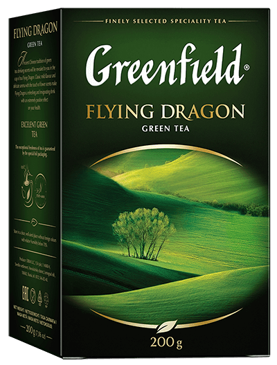 ЧАЙ GREENFIELD FLYING DRAGON GREEN TEA 200 g