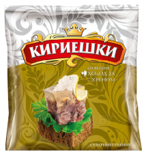 СУХАРИКИ КИРИЕШКИ С ХОЛОДЦА С ХРЕНОМ" 40ГР