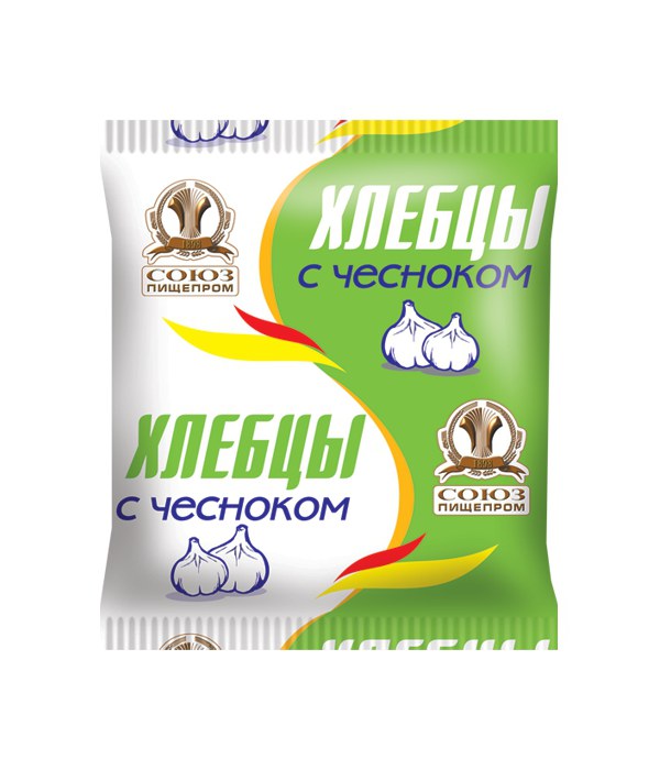 ХЛЕБЦЫ СОЮЗ С ЧЕСНОКОМ 90ГР