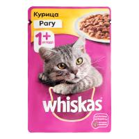 WHISKAS РАГУ КУРИЦА 75Г
