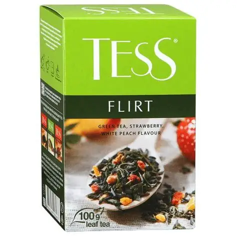 ЧАЙ TESS FLIRT 100ГР ЗЕЛЕНЫЙ