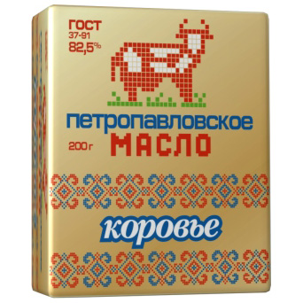 МАСЛО КОРОВЬЕ - 82,5% ГОСТ180