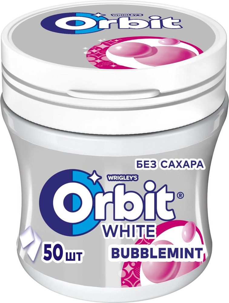 ЖЕВАТЕЛЬНЫЕ РЕЗИНКИ "ORBIT" BUBBLEMINT 68ГР