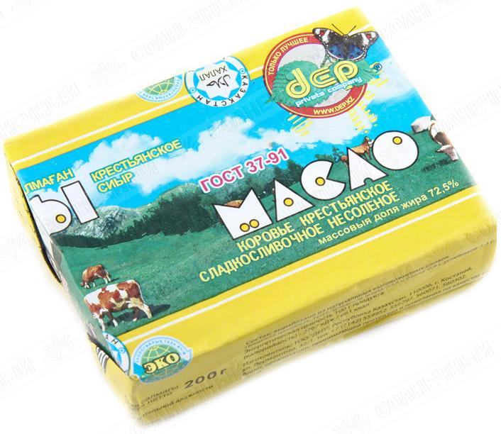 МАСЛО КОСТАНАЙСКОЕ СЛИВОЧНОЕ 180ГР