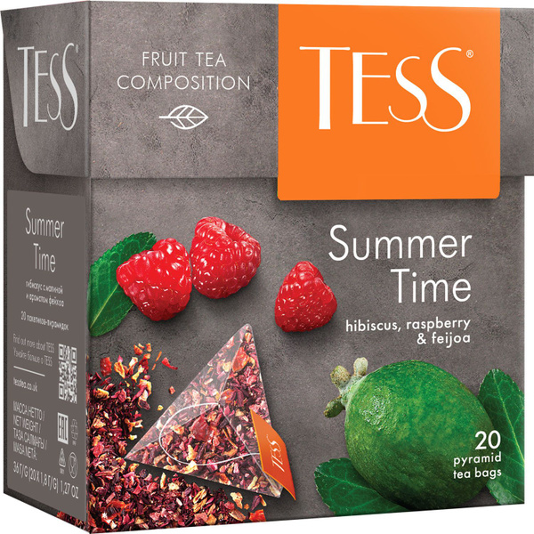 ЧАЙ TESS SUMMER TIME ЧЕРНЫЙ 40ГР