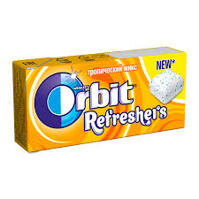 ЖЕВАТЕЛЬНЫЕ РЕЗИНКИ "ORBIT" REFRESHERS ТРОПИЧЕСКИЙ МИКС 16ГР