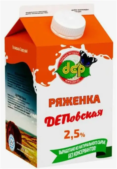 РЯЖЕНКА "ДЕПОВСКИЙ" 2,5% 0,5Л
