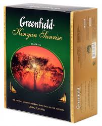 ЧАЙ GREENFIELD KENYAN SUNRISE 100ПАК