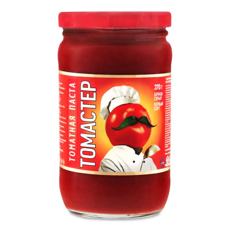 ТОМАТНАЯ ПАСТА "ТОМАСТЕР" 370ГР
