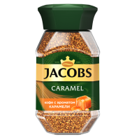 КОФЕ JACOBS CARAMEL 95ГР СТЕКЛО