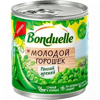 ГОРОШЕК ЗЕЛЕНЫЙ МОЛОДОЙ "BONDUELLE"  212мл
