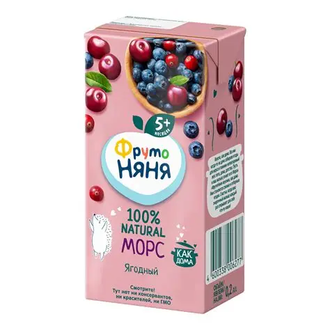 МОРС ИЗ ЯГОД 0,2Л ФРУТОНЯНЯ