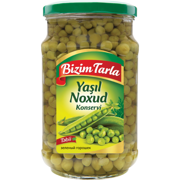 ГОРОШЕК ЗЕЛЕНЫЙ "BIZIM TARLA" 660ГР