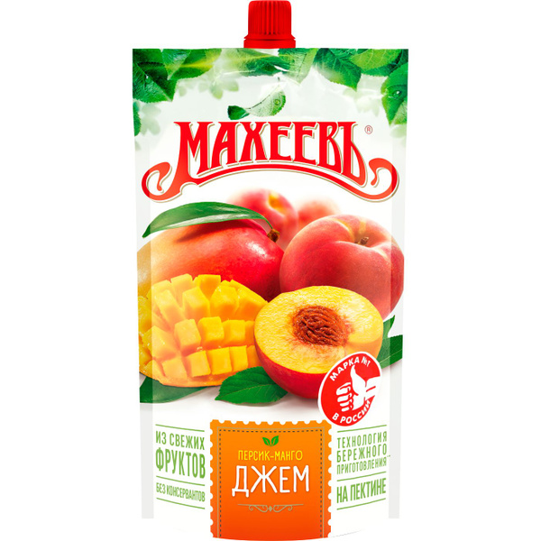 ДЖЕМ МАХЕЕВЬ ПЕРСИК-МАНГО 300ГР