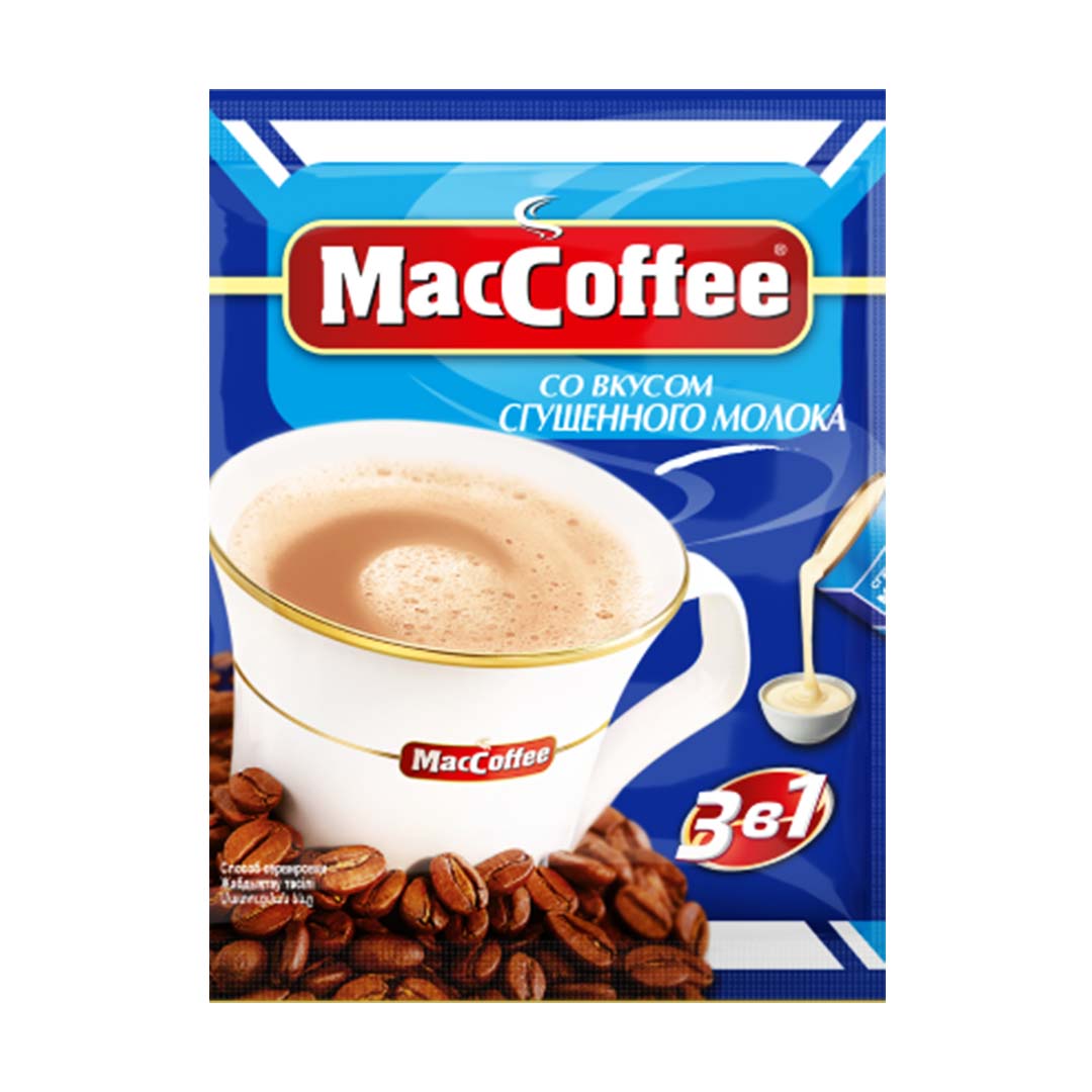 MACCOFFEE СО ВКУСОМ СГУЩЕНОГО МОЛОКА 20ГР