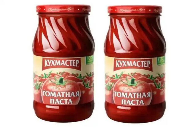 ТОМАТНАЯ ПАСТА "КУХМАСТЕР" 190ГР СТ/Б