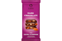 ШОКОЛАД OZERA ГОРЬКИЙ DARK&EXTRA ALMOND 90ГР