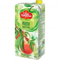 СОК САДЫ ПРИДОНЬЯ ЯБЛОКО-ПЕРСИК С МЯКОТЬЮ 2Л