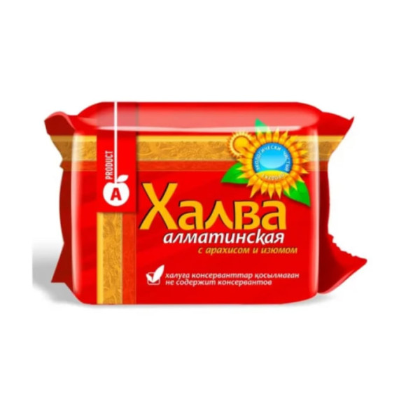 ХАЛВА АЛМАТИНСКАЯ С АРАХИСОМ И ИЗЮМОМ 325ГР