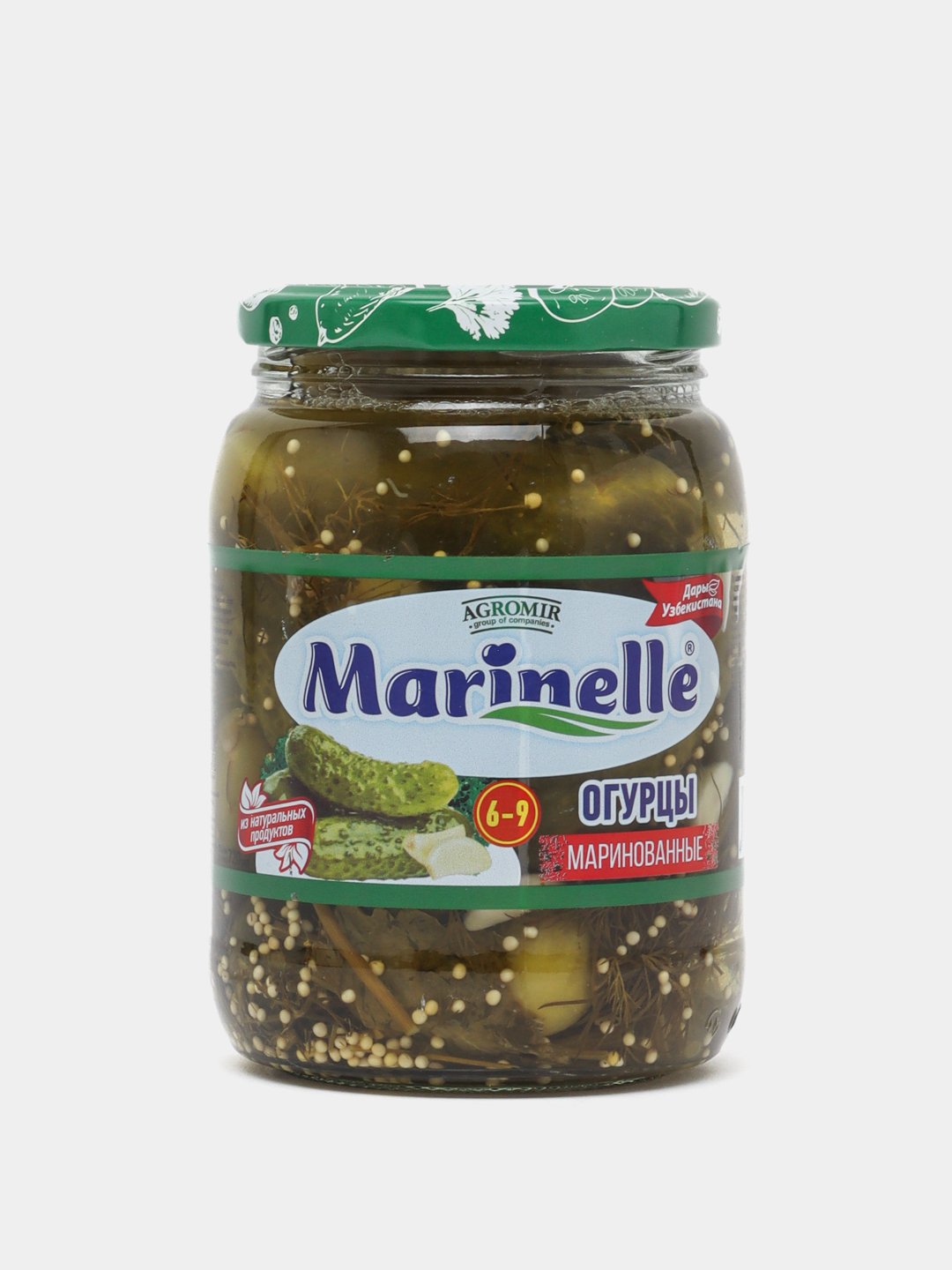 ОГУРЦЫ ДЕЛИКАТЕСНЫЕ 6-9 MARINELLE 720ГР
