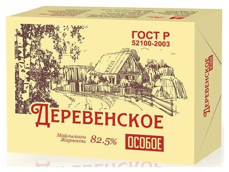 МАСЛО ДЕРЕВЕНСКОЕ ОСОБОЕ 82,5 % 180 гр