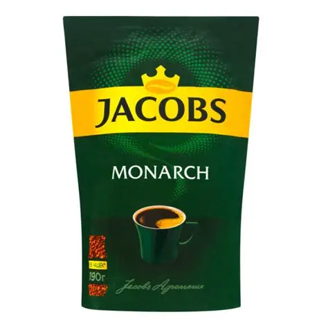 КОФЕ JACOBS MONARCH 190ГР ПАКЕТ