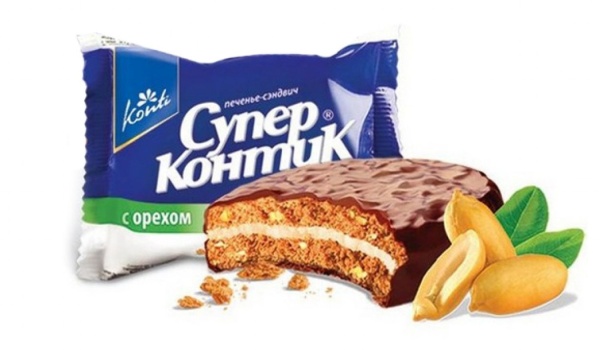 ПЕЧ СЕНД СУПЕР КОНТИК С ОРЕХОМ 50ГР