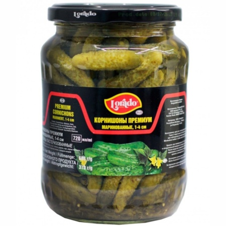 КОРНИШОНЫ LORADO 720ГР