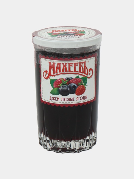ДЖЕМ МАХЕЕВЬ ЛЕСНЫЕ ЯГОДА СТАКАН 400ГР