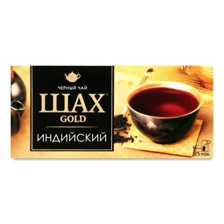 ЧАЙ ШАХ ИНДИЙСКИЙ ГОЛД ВЕЧЕРНИЙ 25ПАК